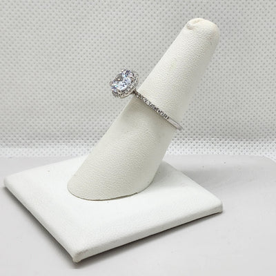 Brand New Sterling Silver 925 Round Gemstone Ring Brand New Sterling Silver 925 Round Gemstone Ring