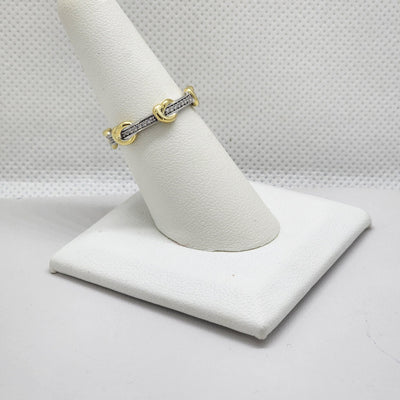 Brand New Sterling Silver 925 Gold/Silver Cz Stones band / Ring Brand New Sterling Silver 925 Gold/Silver Cz Stones band / Ring