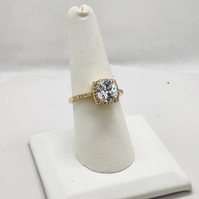 Brand New Sterling Silver 925 Square Gemstone Ring Brand New Sterling Silver 925 Square Gemstone Ring
