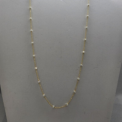 Brand New Sterling Silver 925 Beaded Style Necklace Brand New Sterling Silver 925 Beaded Style Necklace