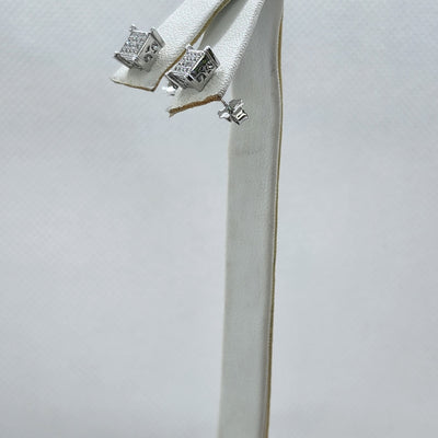 Brand New Sterling Silver 925 Square Cz Earring Brand New Sterling Silver 925 Square Cz Earring
