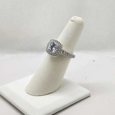 Brand New Sterling Silver 925 Square Gemstone Ring Brand New Sterling Silver 925 Square Gemstone Ring