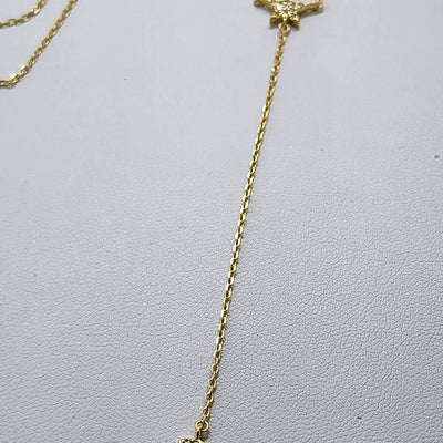 Brand New Sterling Silver 925 Star and Moon Necklace Brand New Sterling Silver 925 Star and Moon Necklace