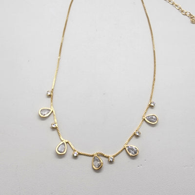 Brand New Brazilian 18k Gold Filled Multi Gemstones Necklace Brand New Brazilian 18k Gold Filled Multi Gemstones Necklace