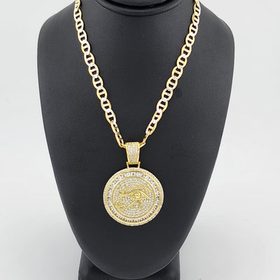 Brand New Sterling Silver 925 Eye Of Horus Necklace Brand New Sterling Silver 925 Eye Of Horus Necklace