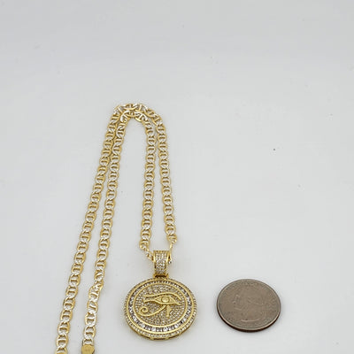 Brand New Sterling Silver 925 Eye Of Horus Necklace Brand New Sterling Silver 925 Eye Of Horus Necklace