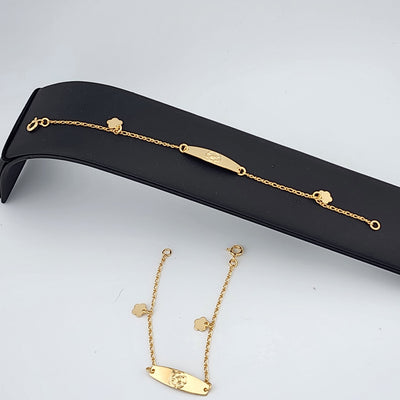 Brand New Brazilian 18k Gold Filled Flower Bracelet Brand New Brazilian 18k Gold Filled Flower Bracelet