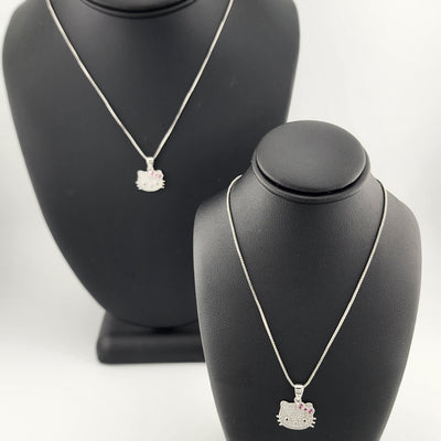Brand New Sterling Silver 925 Kitty face Necklace Brand New Sterling Silver 925 Kitty face Necklace
