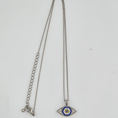 Brand New Sterling Silver 925 Evil Eye Necklace Brand New Sterling Silver 925 Evil Eye Necklace