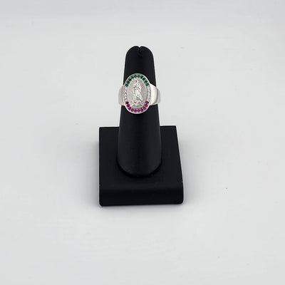 Sterling Silver 925 Virgen De Guadalupe Ring – Faith & Craftsmanship Combined Sterling Silver 925 Virgen De Guadalupe Ring – Faith & Craftsmanship Combined
