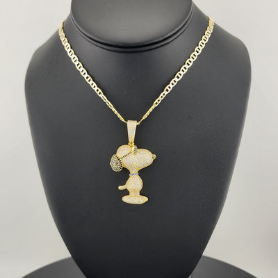 Sterling Silver 925 Snoopy Pendant Necklace – Classic Peanuts Character Jewelry Sterling Silver 925 Snoopy Pendant Necklace – Classic Peanuts Character Jewelry