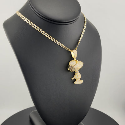 Sterling Silver 925 Snoopy Pendant Necklace – Classic Peanuts Character Jewelry Sterling Silver 925 Snoopy Pendant Necklace – Classic Peanuts Character Jewelry