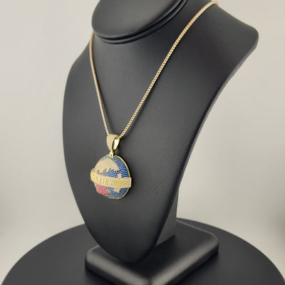 Sterling Silver 925 "The World Is Yours" Globe Necklace – Inspirational Pendant Sterling Silver 925 "The World Is Yours" Globe Necklace – Inspirational Pendant