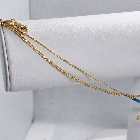 Brand New Brazilian 18k Gold Filled Ocean Inspired Anklet