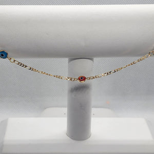 Brand New Red & Blue Evil Eye Anklet