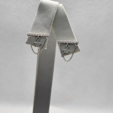 Brand New Sterling Silver 925 Star Studs - Earrings