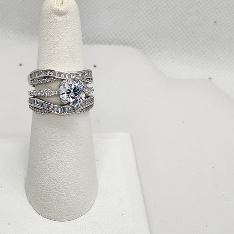 Brand New Sterling Silver 925 3pc Ring