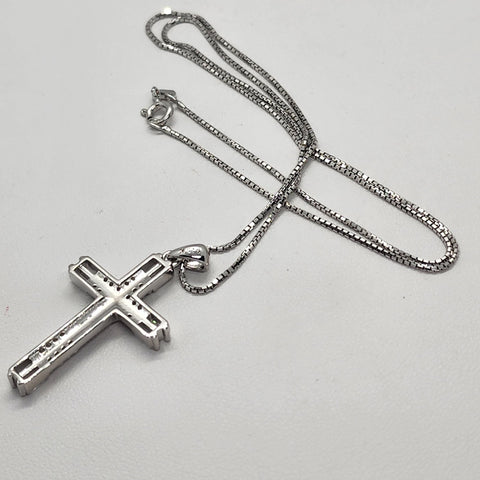 Brand New Sterling Silver 925 Cross Necklace