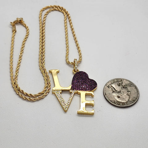 Brand New LOVE Heart Necklace