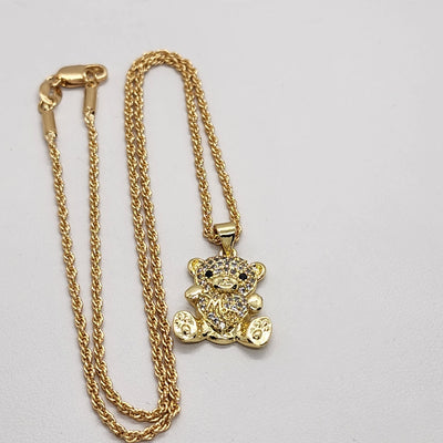 Brand New MOM Teddy Bear Necklace