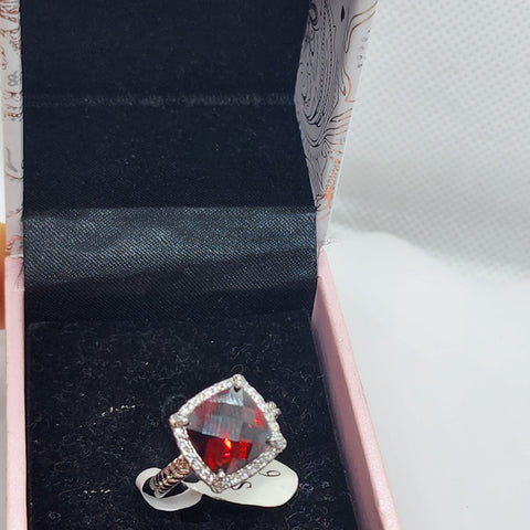 Brand New Peermont Red Gemstone Ring