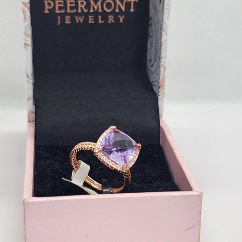 Brand New Peermont Purple Gemstone Ring