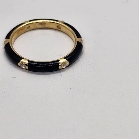 Brand New Sterling Silver 925 Black Band / Ring