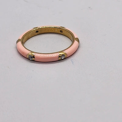 Brand New Sterling Silver 925 Light PINK Band / Ring