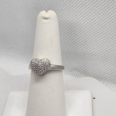 Brand New Sterling Silver 925 Heart Ring