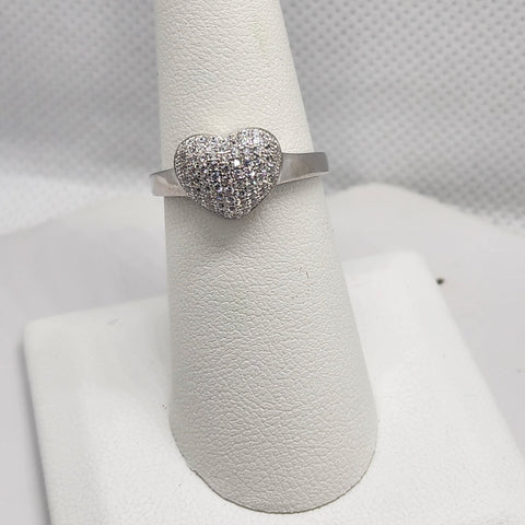 Brand New Sterling Silver 925 Heart Ring