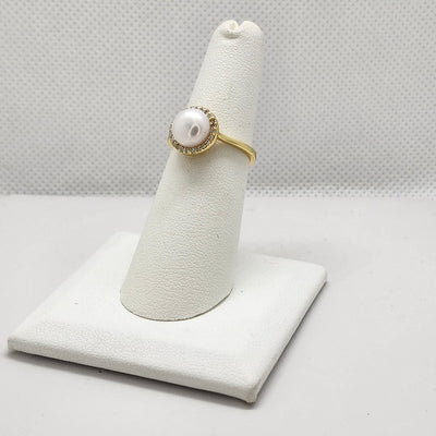 Brand New Sterling Silver 925 Pearl Ring