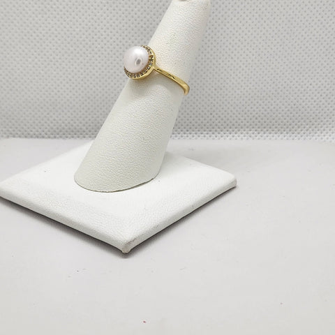 Brand New Sterling Silver 925 Pearl Ring