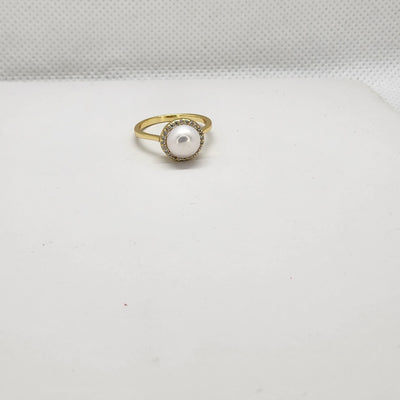 Brand New Sterling Silver 925 Pearl Ring