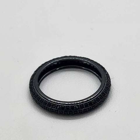 Brand New Sterling Silver 925 Black Rhodium Ring