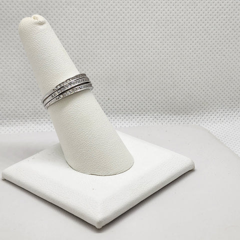 Brand New Sterling Silver 925 3pc Ring