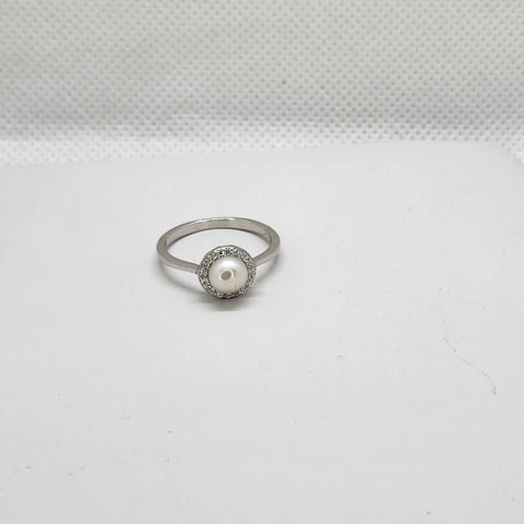 Brand New Sterling Silver 925 Pearl Ring