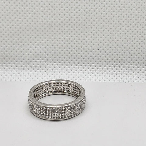 Brand New Sterling Silver 925 Cubic Zirconia Stones Band / Ring