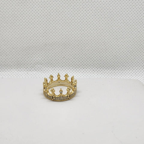 Brand New Sterling Silver 925 Crown Cz Stone Ring