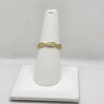 Brand New Sterling Silver 925 Twist Design Ring