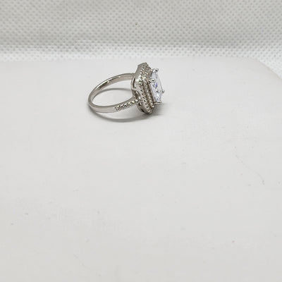 Brand New Sterling SIlver 925 Rectangle Ring