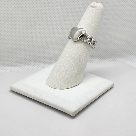 Brand New Sterling Silver 925 Heart Ring