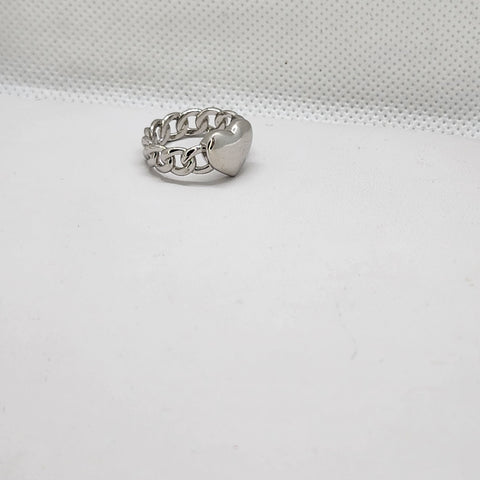 Brand New Sterling Silver 925 Heart Ring