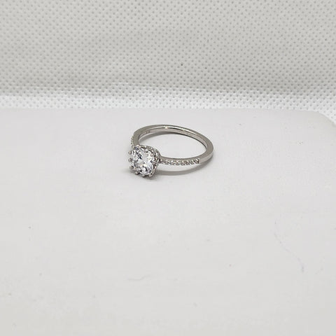 Brand New Sterling Silver 925 Gemstone Cz Stone Ring