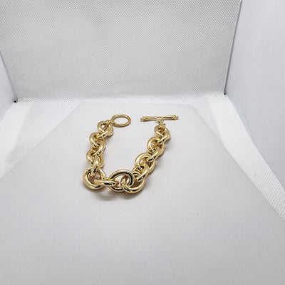 Brand New Brazilian 18k Gold Filled Link Bracelet