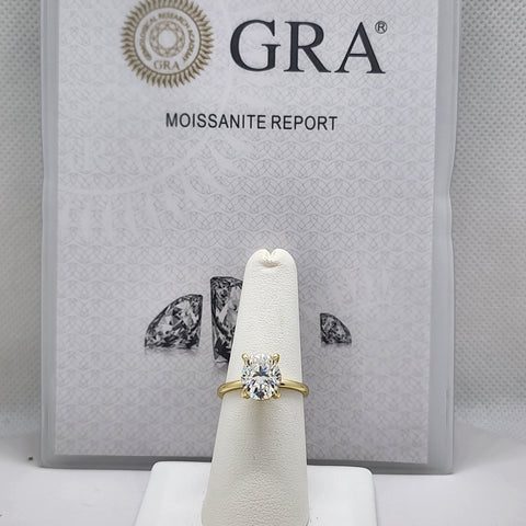 Brand New Sterling Silver 925 Moissanite Ring