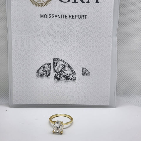 Brand New Sterling Silver 925 Moissanite Ring