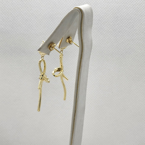 Brand New Sterling Silver 925 Side Bow Earrings