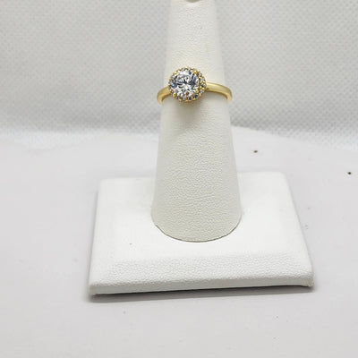 Brand New Sterling Silver 925 Round Gemstones Ring