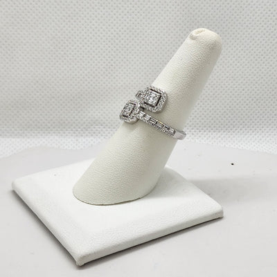 Brand New Sterling Silver 925 Baguette Style Ring