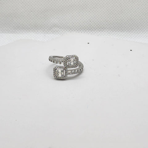 Brand New Sterling Silver 925 Baguette Style Ring